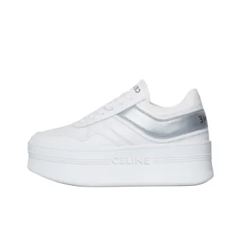CELINE Block Skateboard Shoes Women's White