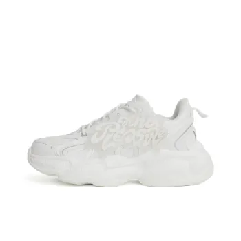 PAIN OR PLEASURE Chunky Sneakers Unisex White