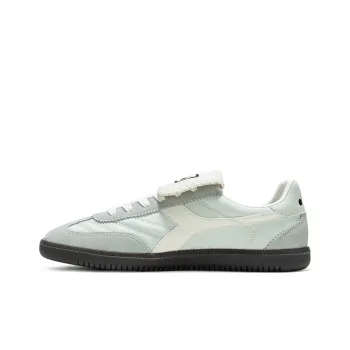 Diadora Cushioning Low Top Skateboard Shoes Women's White Green
