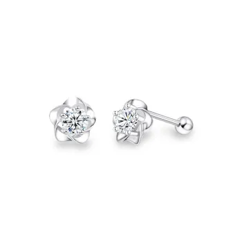ETAHLOVE Sterling Silver Stud Earrings Women's Bestie Girlfriend Birthday Surprise Anniversary Commemoration