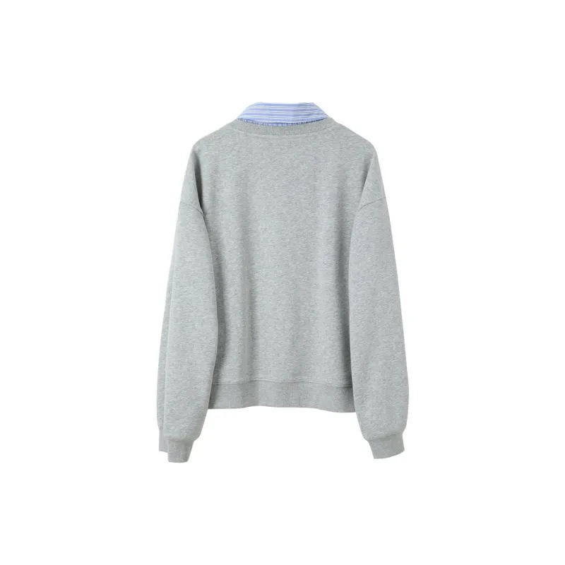 3COLOUR Sweatshirt Women's Heather Gray-1