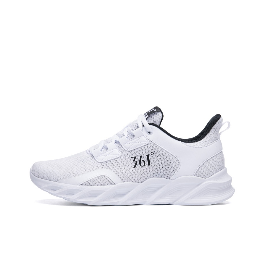 361° Xingyue Skateboard Shoes Men Low-Top White US M 8.5