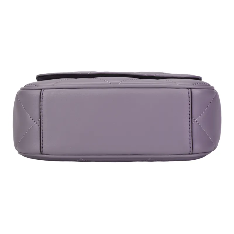 TORY BURCH Sheepskin Messenger Bag Shoulder Bag Crossbody Bag Handbag Women's Purple-3