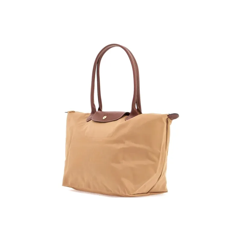 LONGCHAMP Le Pliage Fabric Dumpling Bag Handbag Shoulder Bag Women's Orange-Brown-2