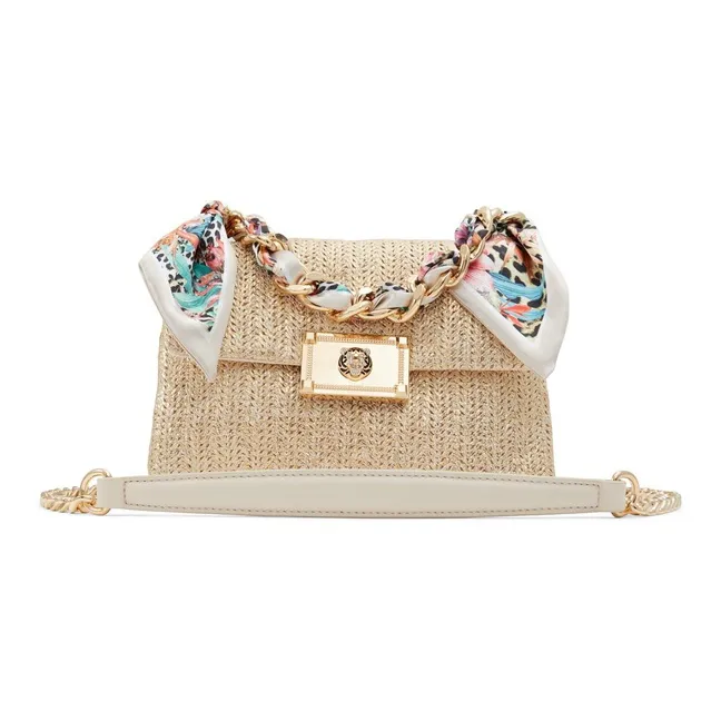 ALDO Artificial Leather Crossbody Bag Medium Size Women's Natural-0