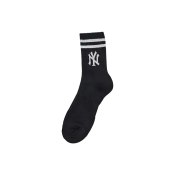 MLB New York Yankees Mid Calf Socks Unisex 1 Pack Black