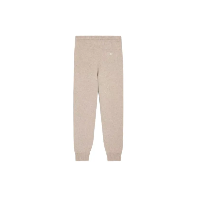CELINE Triomphe Track Pants In Seamless Cashmere-1