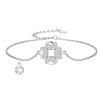 SINO GEM 925 Sterling Silver Bracelets Women's