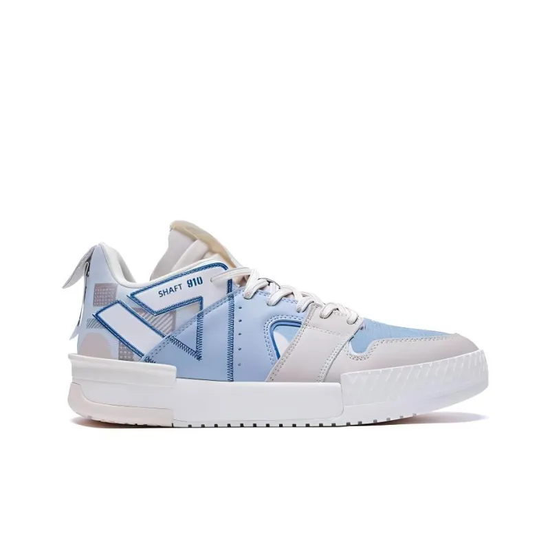 PEAK Taichi 910 Anti Slip And Wear Resistant Lightweight Low Top Skateboard Shoes Women's Ceramic Blue-1