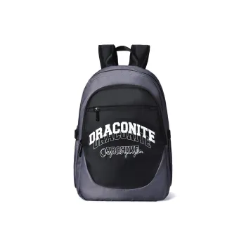 QRST Polyester Backpack Regular Unisex Black