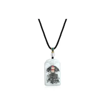 Tang Zhi Serpentine Jade Necklaces Unisex