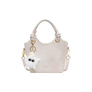 LUVISTRUE PU Handbags Shoulder Bag Crossbody Bag Regular Women's Black/Ecru/Pink/Coffee/Silver