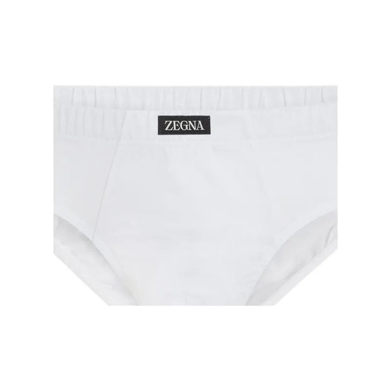 Ermenegildo Zegna Logo Tag Midi Briefs-4
