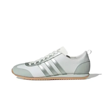Adidas VS JOG 2.0 Cushioning Wear Resistant Low Top Casual Shoes Unisex Gray