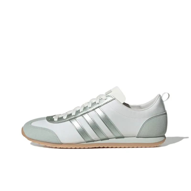 Adidas VS JOG 2.0 Cushioning Wear Resistant Low Top Casual Shoes Unisex Gray-0
