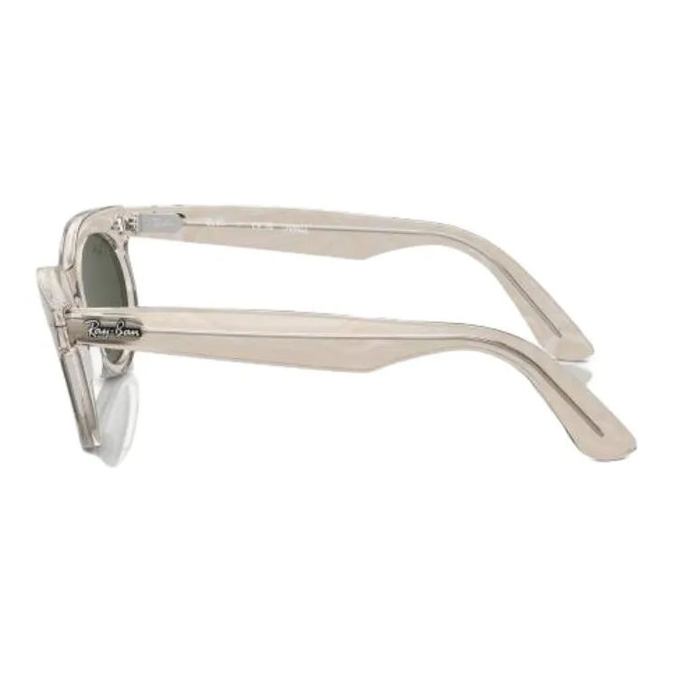 RayBan Cellulose Propionate Oval Sunglasses Men's White-2