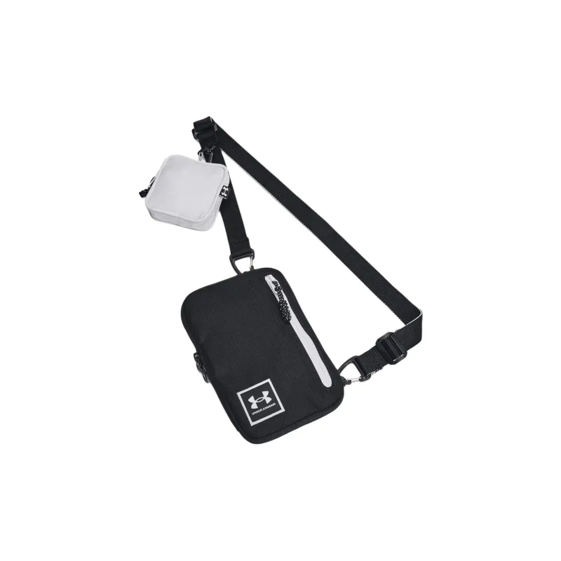 Under Armour Polyester Shoulder Bag Crossbody Bag Small Size Unisex Black-1