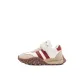 Beige/Maroon