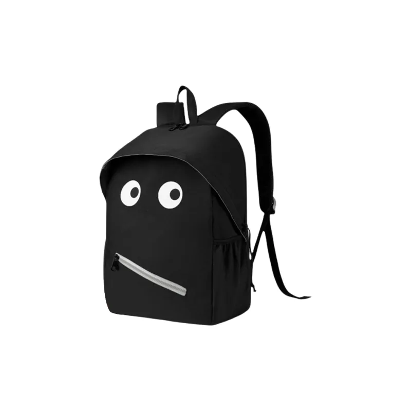 Dusen Kangaroo Waterproof Fabric Backpack Regular Unisex Black-0