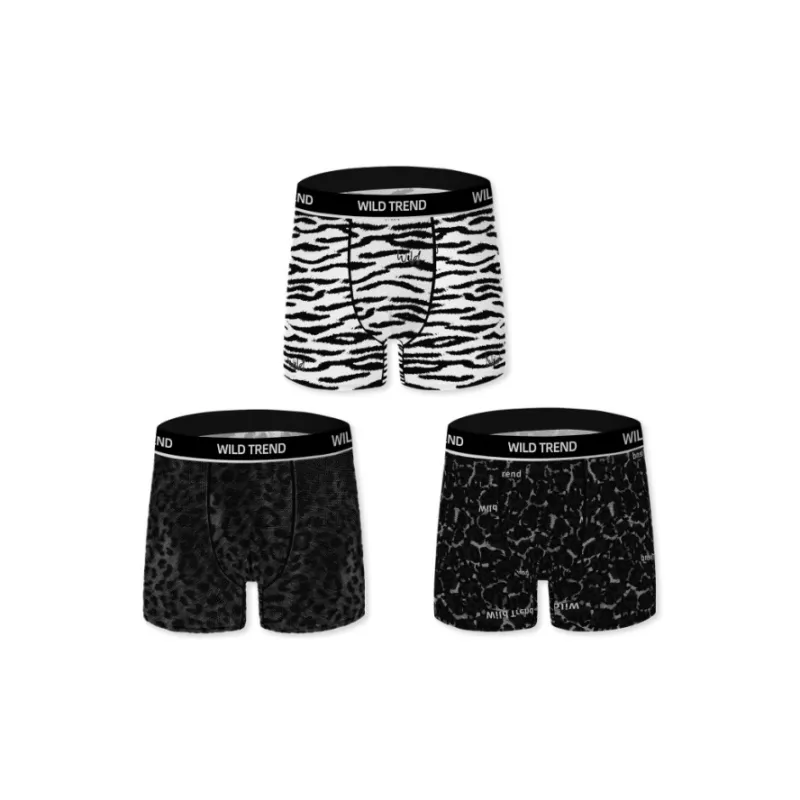 Qiao Ni Tong Underpants Men's 3 Pack-9