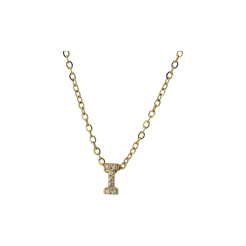 ANARTXY Zircon Surgical Steel Stainless Steel Gold Silver Necklaces Women's Gold/Silver-8
