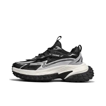 NFL Atlanta Falcons Height Increasing Wear Resistant Breathable Slip Resistant Low Top Chunky Sneakers Unisex Black