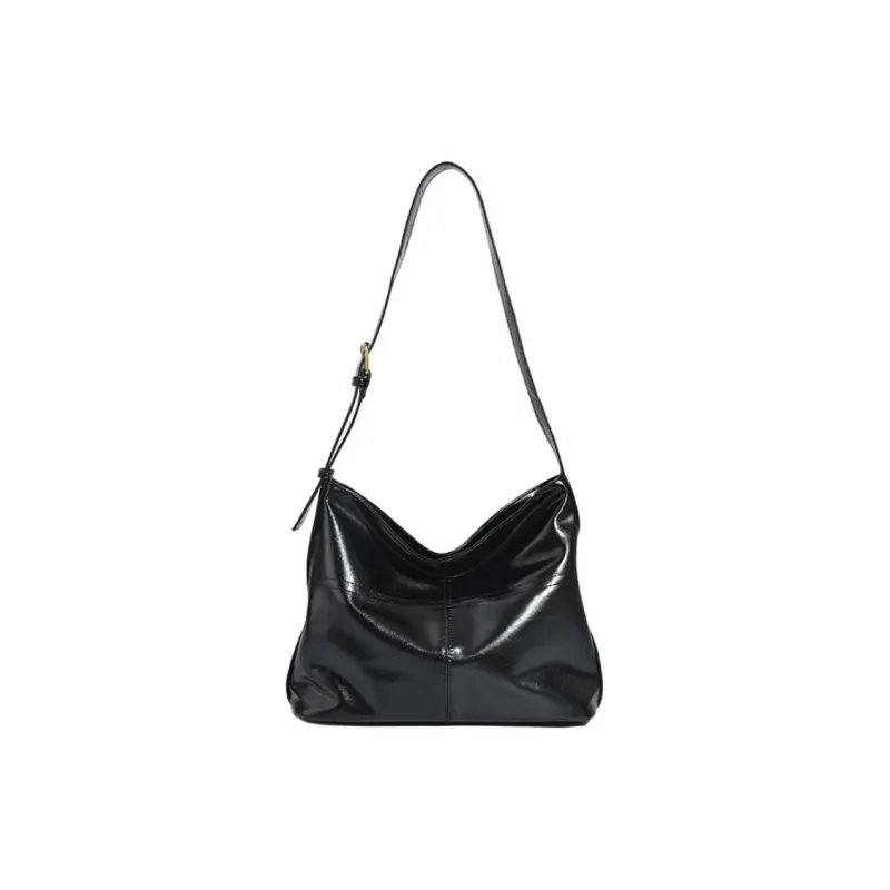 OKEKE Pu Crossbody Bag Shoulder Bag Regular Unisex Black/Brown-4