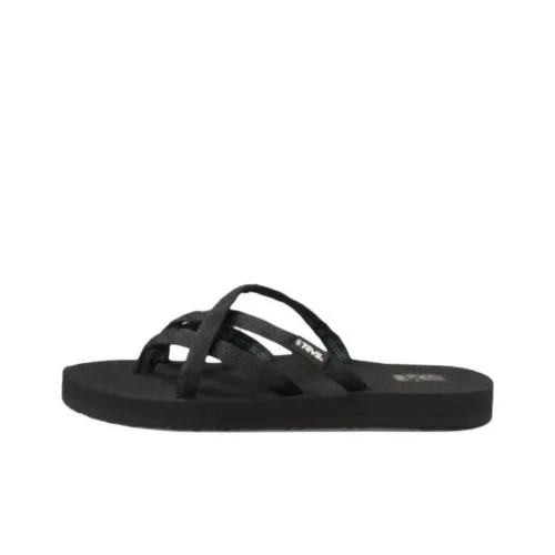 Teva Abrasion Resistant Slip Resistant Flip Flops Women's Black