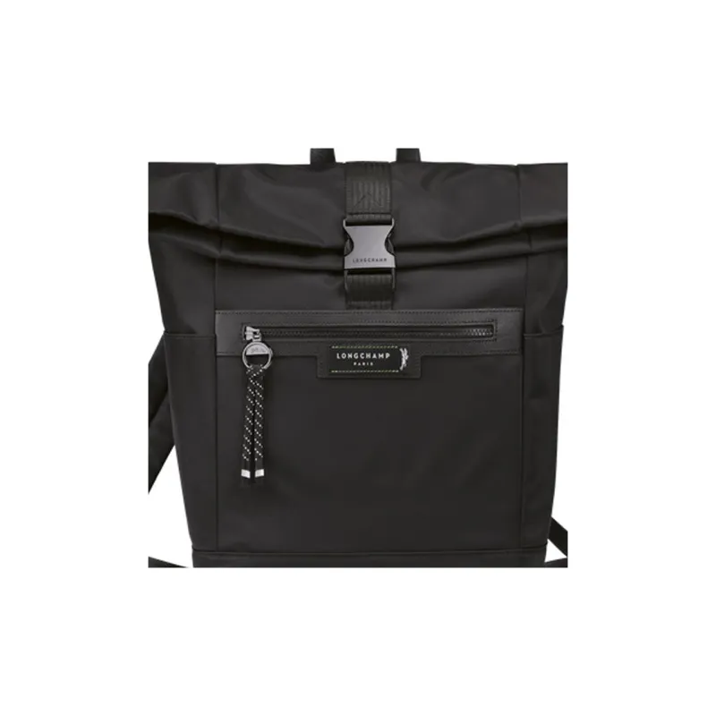 LONGCHAMP Le Pliage Energy Recycled Polyamide Canvas Backpack Men's Black-3