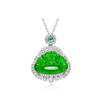 YUANYUXIANG Ice Type Jadeite Necklaces Unisex