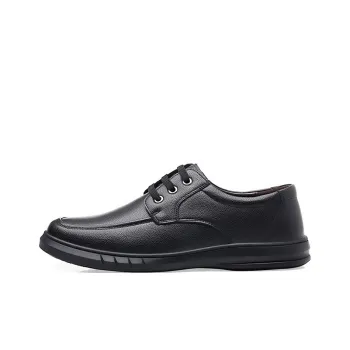 HUANAI Men's Casual Shoes Men Low-Top Black