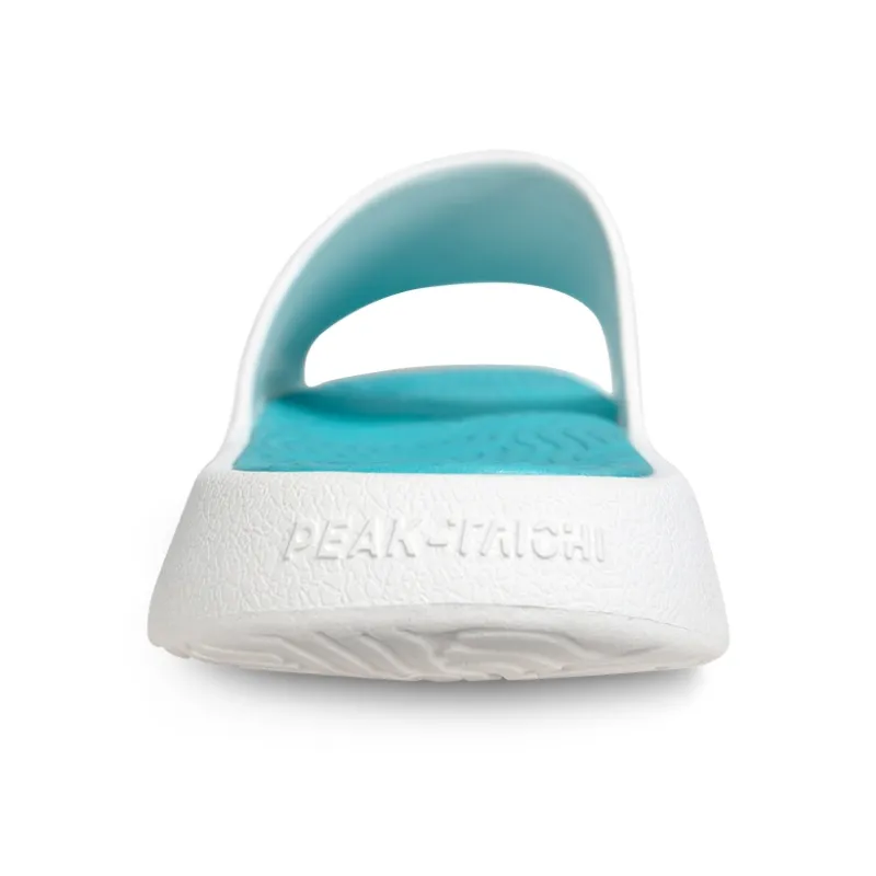 PEAK State Pole Slip-Resistant Abrasion-Resistant Cushioning Slide Slippers Unisex White Blue-4