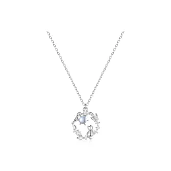 DODOGOGO Alloy Necklaces Women's Silver, Packaging