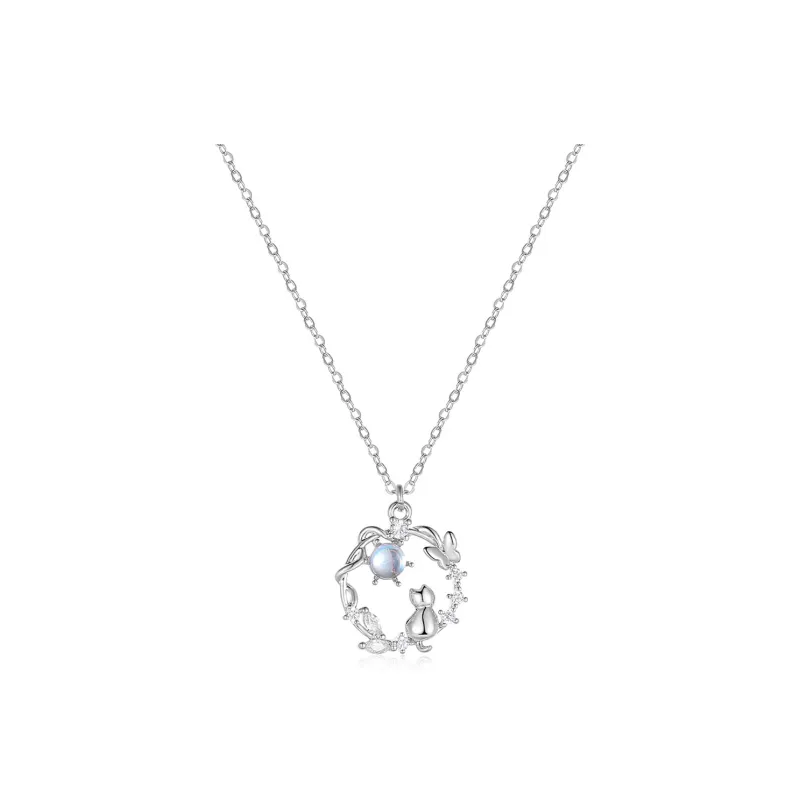 DODOGOGO Alloy Necklaces Women's Silver, Packaging-0