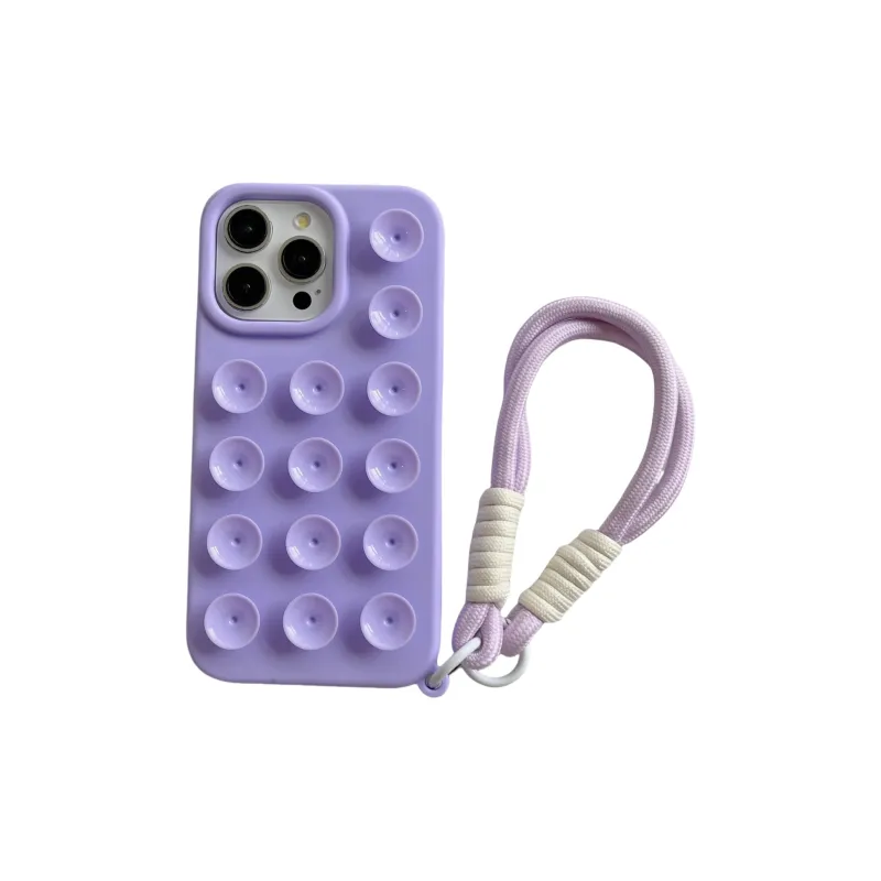 BYZ TPU Material Summer Candy Color Magnetic Strap With Lanyard Compatible With Apple 16/15/14/13 Pro Proma-15