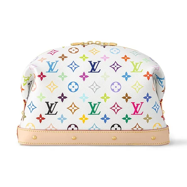 LOUIS VUITTON X Takashi Murakami Cosmetic Pouch Gm White Multicolored-2