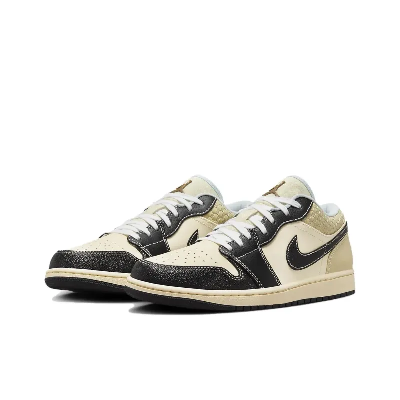 Jordan 1 Low Se Coconut Milk Black Muslin-2