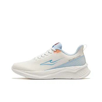 Erke Cushioning Breathable Lightweight Rebound Low Top Casual Running Shoes Men's Microcrystal White Misty Blue