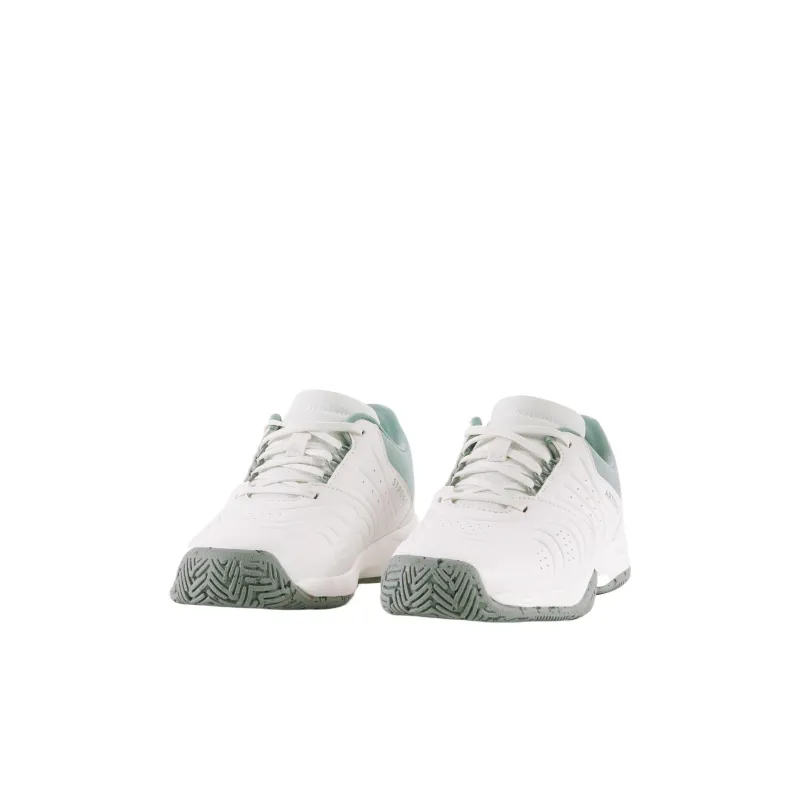 DECATHLON Cushioning Wear Resistant Mid Top Kids Lifestyle Shoes Ecru/Jade Green Kids'-3