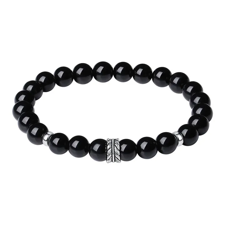 Beth Jewelry Obsidian Bracelets Unisex-0