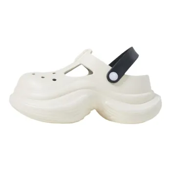 UTUNE 9cm Height Increasing Platform Closed Toe Clogs For Women's Eva Slip Resistant Slippers/Home Slippers