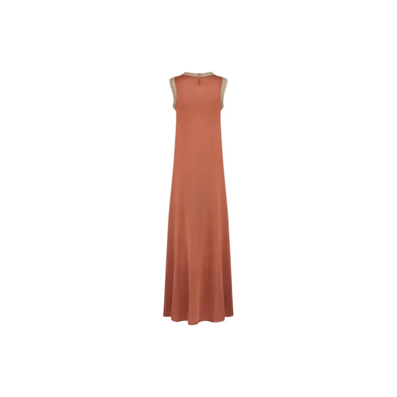 DIOR Sleeveless Dress Women's Pink-1