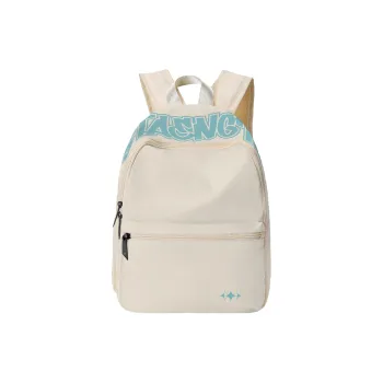 QRST Polyester Backpack Unisex Apricot