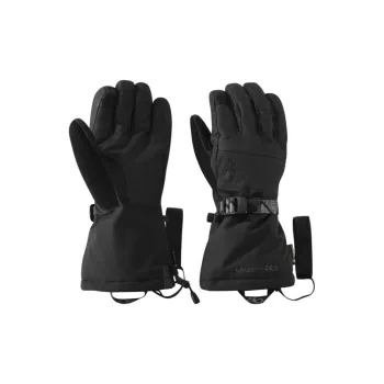 Outdoor Research Nylon Elastane Goat Leather Polyester Sports Gloves Unisex Black