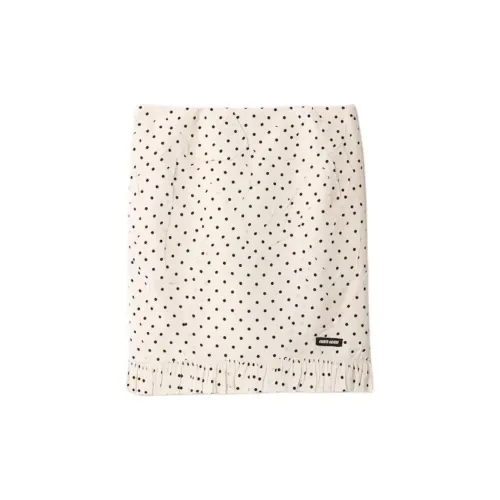 MIU MIU Casual Long Skirt Women's Ivory