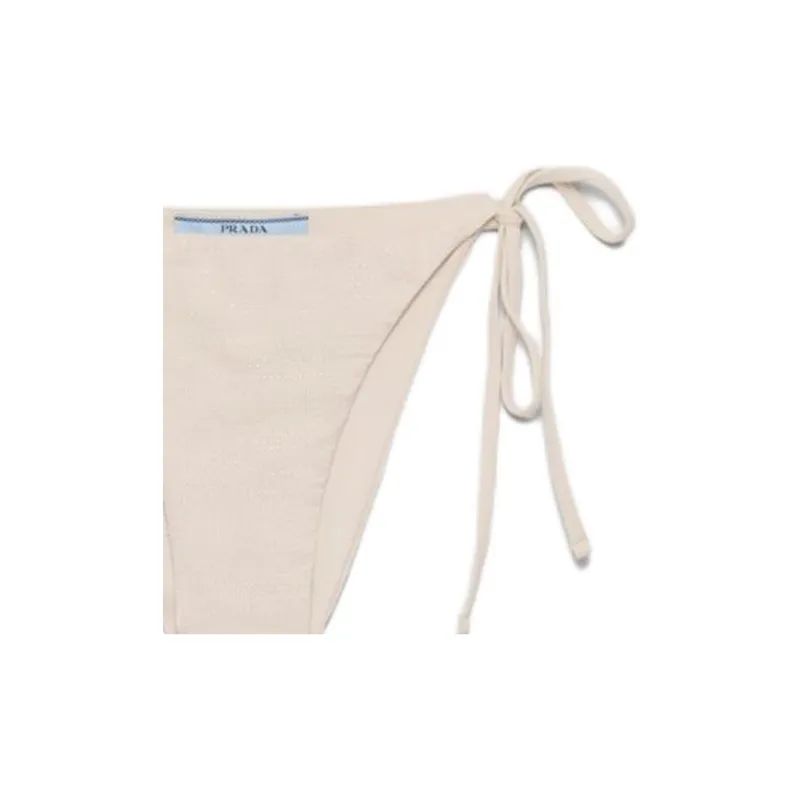 PRADA SS25 Swimming Shorts Women's Nude-1