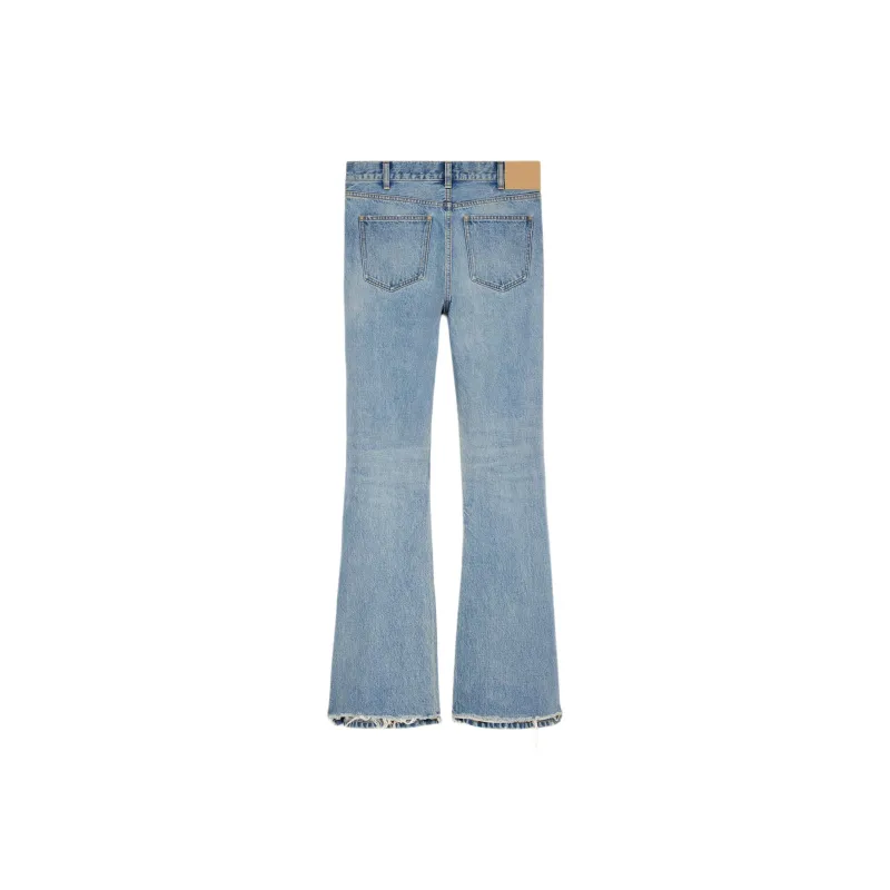 CELINE Marco Jeans In Steel Blue Wash Denim-1