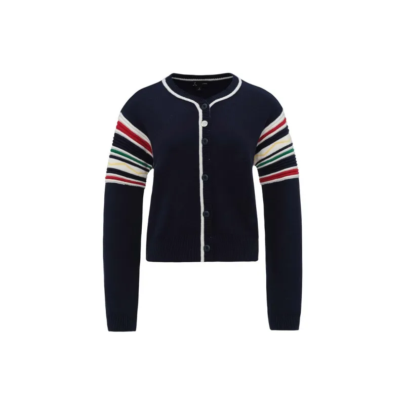 LI NING 1990 Knitwear Women's Dark Ship Blue-0