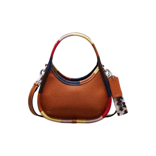 Coachtopia Leather Shoulder Bag, Crossbody Bag, Handbag Women's Brown
