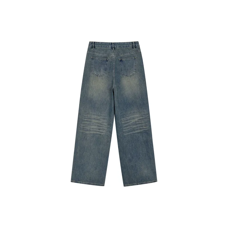 Heartboon Jeans Unisex Washed Blue-1